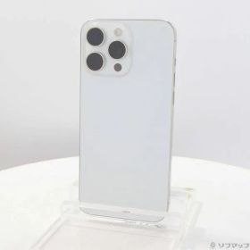 〔中古品〕 iPhone15 Pro Max 256GB ホワイトチタニウム MU6Q3J／A SIMフリー【297】