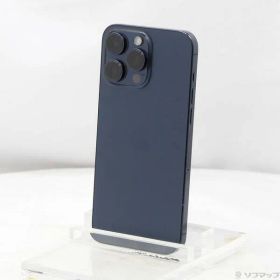 〔中古品〕 iPhone15 Pro Max 256GB ブルーチタニウム MU6T3J／A SIMフリー【295】