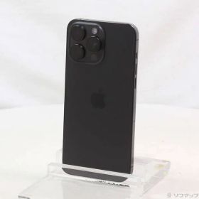 〔中古品〕 iPhone15 Pro Max 256GB ブラックチタニウム MU6P3J／A SIMフリー【269】