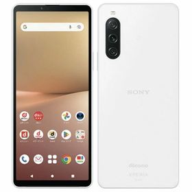 ★モバイル一番★新品同様★SONY Xperia 10 V SO-52D ホワイト docomo