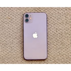 アイフォーン(iPhone)のiPhone11 64GB バッテリー76％ simフリー パープル(スマートフォン本体)