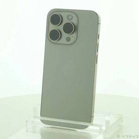 〔中古品〕 iPhone15 Pro 256GB ナチュラルチタニウム MTUF3J／A SIMフリー【377】
