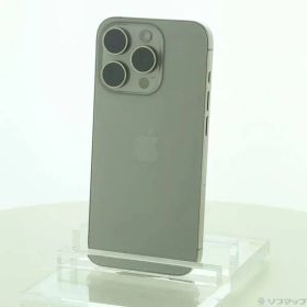 〔中古品〕 iPhone15 Pro 256GB ナチュラルチタニウム MTUF3J／A SIMフリー【198】