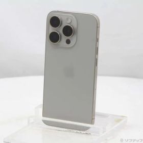 〔中古品〕 iPhone15 Pro 256GB ナチュラルチタニウム MTUF3J／A SIMフリー【269】