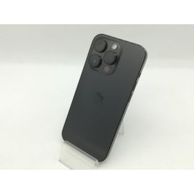 【中古】Apple docomo 【SIMフリー】 iPhone 14 Pro 256GB スペースブラック MQ0Q3J/A【OSU301】保証期間１ヶ月【ランクC】