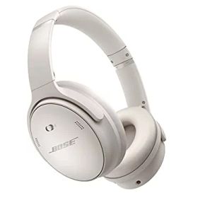 【中古】「非常に良い」Bose QuietComfort 45 headphones ワイヤレスヘッドホン Bluetooth ノイズキャンセリング マイク付 ホワイトスモーク 最大24時間再生 有線対応