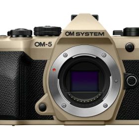 【ポイント10倍】 OMデジタルソリューションズ デジタル一眼カメラ OM SYSTEM OM-5 Mark II ボディ [サンドベージュ] [タイプ：ミラーレス 画素数：2177万画素(総画素)/2037万画素(有効画素) 撮像素子：フォーサーズ/4/3型/LiveMOS 重量：370g] 【P10倍】