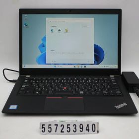 Lenovo ThinkPad T480s Core i5 8250U 1.6GHz/16GB/256GB(SSD)/14W/FHD(1920x1080)/Win11【中古】【20251120】