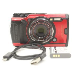 ≪美品≫ OLYMPUS Tough TG-6 ボディ レッド #20251019-2860