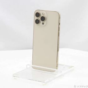 〔中古品〕 iPhone13 Pro Max 128GB ゴールド MLJ63J／A SIMフリー【258】