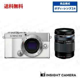 オリンパス PEN E-P7 ボディ ホワイト + 高倍率ズームレンズセット OM SYSTEM M.ZUIKO DIGITAL ED 14-150mm F4.0-5.6II OLYMPUS（出荷後転送不可）