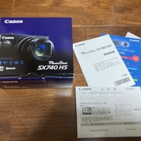 【完全未開封・新品】 キャノン Canon PowerShot SX740HS ブラック メーカー保証ほぼ１年付き （2026年11月まで）