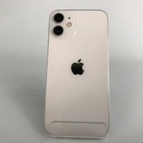 ■■Apple アップル iPhone12 mini 128GB au △ SIMロック有 MGDM3J/A ホワイト 本体のみ