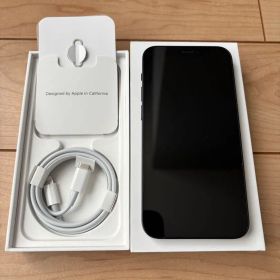美品 Apple iPhone 12mini ブラック 64GB 本体