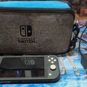 [ Switch Lite ] グレー 本体〈収納バッグ＆ACアダプター付き〉