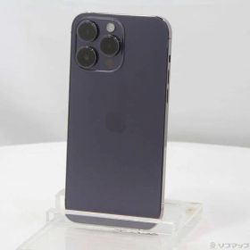 〔中古品〕 iPhone14 Pro Max 128GB ディープパープル MQ993J／A SIMフリー【377】
