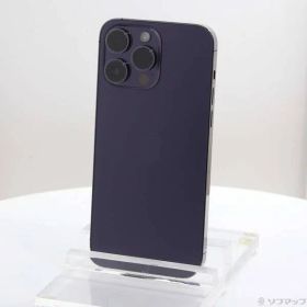 〔中古品〕 iPhone14 Pro Max 256GB ディープパープル MQ9E3J／A SIMフリー【269】