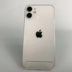 ■■【中古】Apple アップル iPhone12 mini 128GB au △ SIMロック有 MGDM3J/A ホワイト 本体のみ Bランク