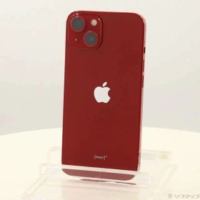 【中古】Apple(アップル) iPhone13 128GB プロダクトレッド MLNF3J／A SIMフリー 〔ネットワーク利用制限▲〕 【276-ud】