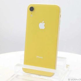 【中古】Apple(アップル) iPhoneXR 64GB イエロー MT082J／A SoftBank 【262-ud】