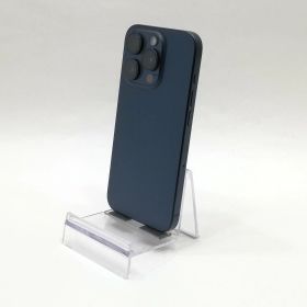 【中古品】Apple(アップル) iPhone 15 Pro / 2023 / 128GB / ブルーチタニウム / 国内版SIMフリー / ランク:C / MTUA3J/A / A3101 【中古品管理番号:35967】