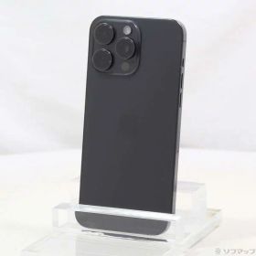 【中古】Apple(アップル) iPhone15 Pro Max 512GB ブラックチタニウム MU6U3J／A SIMフリー 【344-ud】
