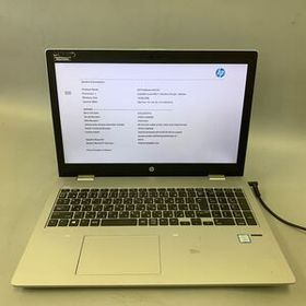 JK5740 HP ProBook 650 G4/Core i7-8550U 1.80Ghz /メモリー：16GB/SSD:無し/BIOS確認だけ/ENTERキー反応無し
