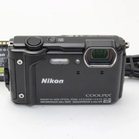 AB (良品) Nikon ニコン COOLPIX W300 ブラック 防水 初期不良返品無料 11-47