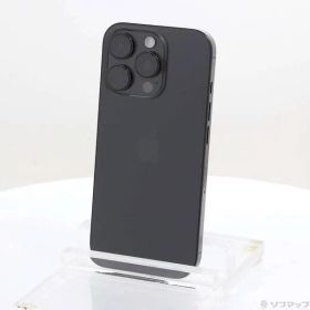 〔中古品〕 iPhone16 Pro 256GB ブラックチタニウム MYN03J／A SIMフリー【377】