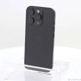 〔中古品〕 iPhone16 Pro 256GB ブラックチタニウム MYN03J／A SIMフリー【269】