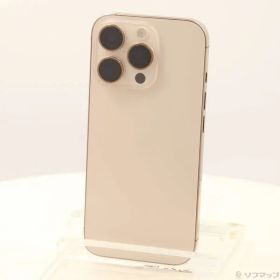 〔中古品〕 iPhone16 Pro 256GB デザートチタニウム MYN23J／A SIMフリー【198】