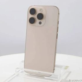 〔中古品〕 iPhone16 Pro 256GB デザートチタニウム MYN23J／A SIMフリー【344】