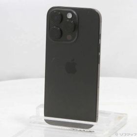 〔中古品〕 iPhone16 Pro 512GB ブラックチタニウム MYN43J／A SIMフリー【371】