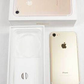 ●iPhone7 128GB ゴールド MN]CM2J/A Apple版SIMフリー（ユーズド美品)