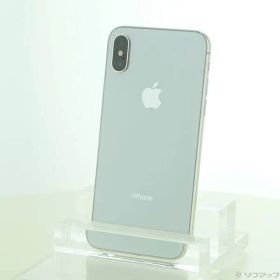 〔中古品〕 iPhoneX 64GB シルバー NQAY2J／A SoftBank【269】