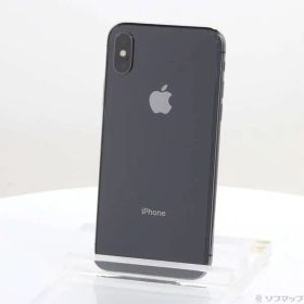 〔中古品〕 iPhoneX 64GB スペースグレイ MQAX2J／A SIMフリー【305】