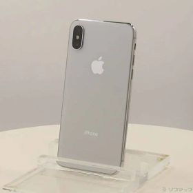 〔中古品〕 iPhoneX 64GB シルバー MQAY2J／A SIMフリー【247】