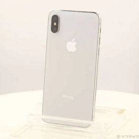 〔中古品〕 iPhoneX 64GB シルバー MQAY2J／A SIMフリー【295】