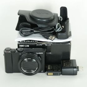 [美品] Panasonic LUMIX DMC-LX9-K ブラック | コンパクトデジタルカメラ