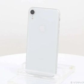 〔中古品〕 iPhoneXR 64GB ホワイト MT032J／A SIMフリー【377】