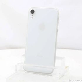 〔中古品〕 iPhoneXR 64GB ホワイト MT032J／A SIMフリー【344】