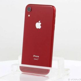 〔中古品〕 iPhoneXR 64GB プロダクトレッド MT062J／A SoftBank【344】