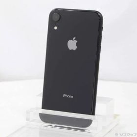 〔中古品〕 iPhoneXR 64GB ブラック MT002J／A SIMフリー【269】