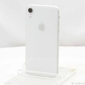 〔中古品〕 iPhoneXR 64GB ホワイト MT032J／A SIMフリー【258】