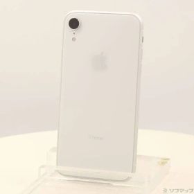 〔中古品〕 iPhoneXR 64GB ホワイト MT032J／A SIMフリー【262】