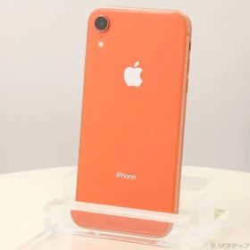 〔中古品〕 iPhoneXR 256GB コーラル MT102J／A SIMフリー【349】