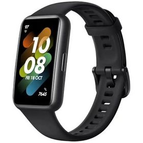 【新品・未開封品】HUAWEI Band 7 スマートウォッチ グラファイトブラック (ファーウェイ バンド)≪日本正規代理店品 バッテリー2週間≫①