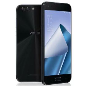 【中古】【安心保証】 ZenFone 4 2017 ZE554KL-BK64S4I[64GB/4GB] SIMフリー ミッドナイトブラック