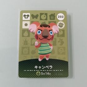 ニンテンドースイッチ(Nintendo Switch)のamiiboカード あつ森 232 キャンベラ(その他)