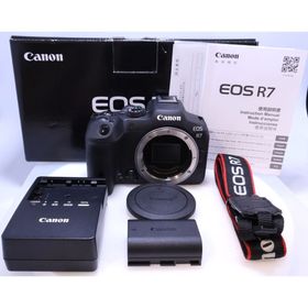キヤノン(Canon)の【極美品】Canon EOS R7 ボディ ミラーレス一眼(ミラーレス一眼)